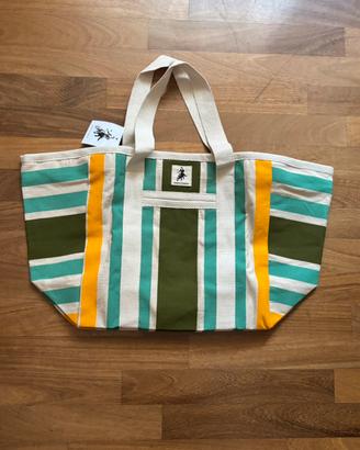 Borsa mare a righe Mariella Burani