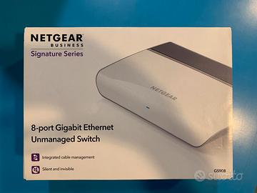 Netgear Switch 8 Porte Gigabit Ethernet GS908