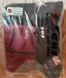 Set tuta (felpa+pantalone) bordeaux e nera tg XL