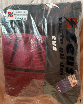 Set tuta (felpa+pantalone) bordeaux e nera tg XL
