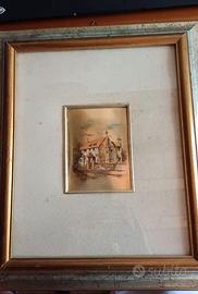 Quadretti con paesaggi in cromolitografia d'arte