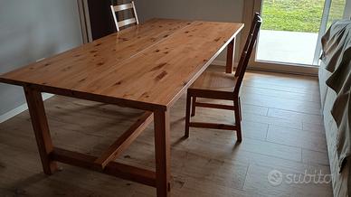 tavolo in legno pino massiccio 