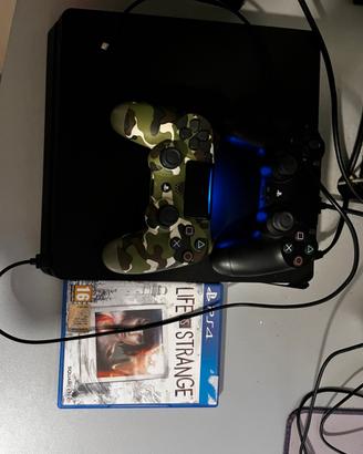 Ps4 Slim 500Gb, due controller originali e gioco.