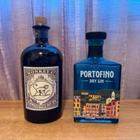 Bottiglie Vuote Gin Monkey 47 + Portofino Dry Gin