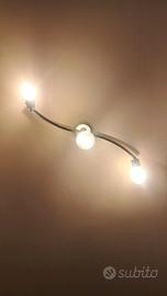 Lampadario industrial 3 luci