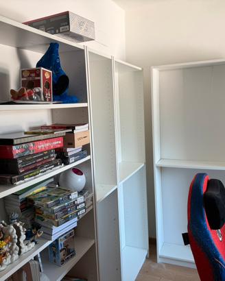 Set librerie 4 BILLY IKEA + 1 GNEDBY IKEA