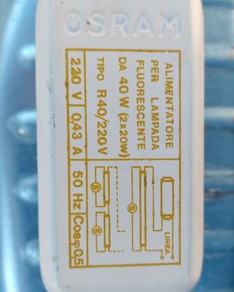 Alimentatore per lampada