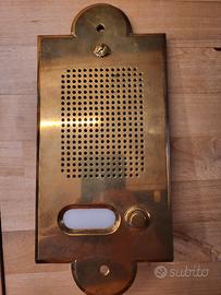 pulsantiera campanello ottone