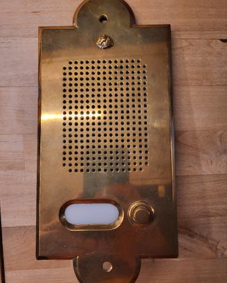 pulsantiera campanello ottone