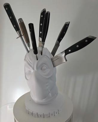 Portacoltelli Deadpool stampato in 3D