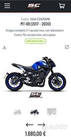 Scarico SC PROJECT per Yamaha MT-09 2017-2020