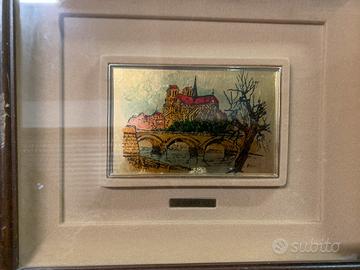 Quadro bagnato in oro