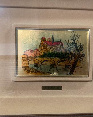 Quadro bagnato in oro