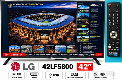 TV LG  42” 42LF5800 Full HD DVB-T Usata  Piedini