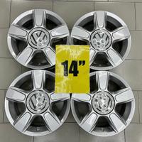 RL186 Cerchi nuovi originali VW da 14"