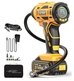 AUTDER Compressore Aria Portatile Senza Fili 180 P