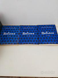 lotto di 3 libri Italiane 