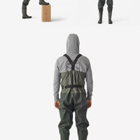 Wader + Stivali a mezza coscia mis. 44/45 da pesca