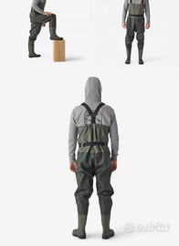 Wader + Stivali a mezza coscia mis. 44/45 da pesca