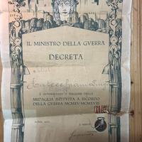 Diploma I guerra Mondiale