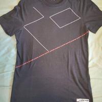 T-shirt uomo nera taglia L marchio Lotto
