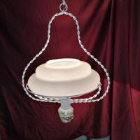 Lampadario cucina rivisitato in stile Shabby 