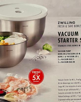 ZWILLING Fresh & Save STAINLESS – set sottovuoto c