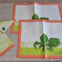 Set 2 tovagliette puro lino KEN SCOTT  per ZUCCHI