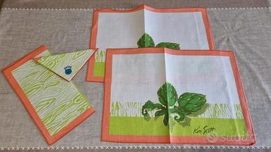 Set 2 tovagliette puro lino KEN SCOTT  per ZUCCHI