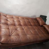 Divano letto brownie marrone conforama