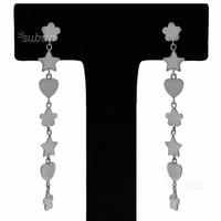 Orecchini in oro bianco