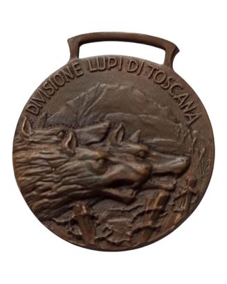 Medaglia Lupi di Toscana fronti Grecia Albania WW2