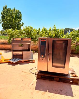 Forno professionale rational 7 teglie + cappa