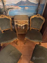 Coppia sedie stile classico vintage
