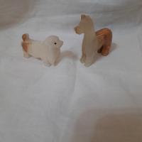 2 Cani  in onice vintage