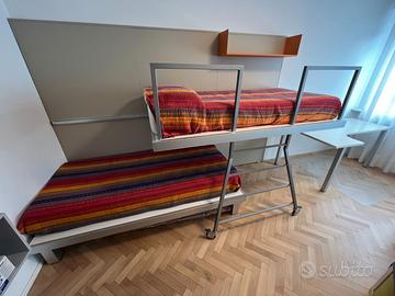 Letti e scrivania per ragazzi: stile e qualità