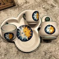 set tazze e zuccheriera per caffè 