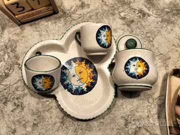 set tazze e zuccheriera per caffè 