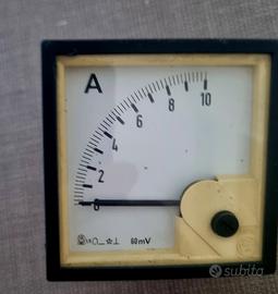 Amperometro a lancetta 0-10Ampere