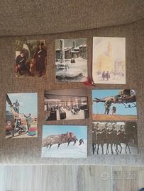 CARABINIERI 8 cartoline Sciatori, Guardie ecc