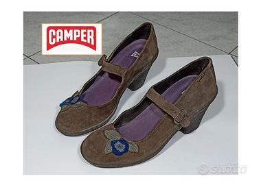 Scarpe Mary Jane Ballerine Camper Twins n.37 pelle