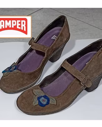 Scarpe Mary Jane Ballerine Camper Twins n.37 pelle
