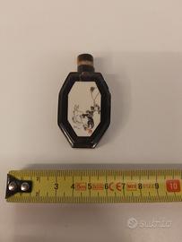 PORTAPROFUMO ORIENTALE SECOLO XIX LEGNO E OSSO