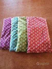 Cuscino con noccioli di ciliegia riscaldabile