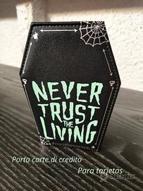 Porta carte di credito, portafogli Bara gotico 