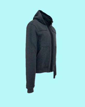 Prada giubbotto uomo reversibile nero e grigio
