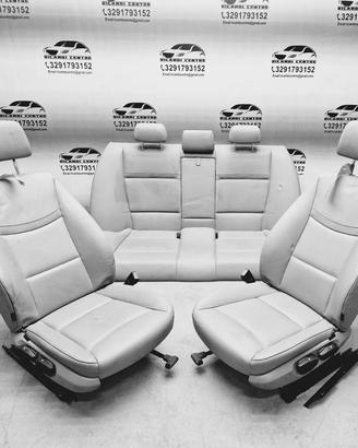 Set sedili in pelle grigia bmw serie 3 e90 2009-20