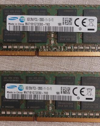 16GB ram 2 x 8GB DDR3