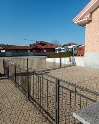 recinzione in ferro con cancelletto