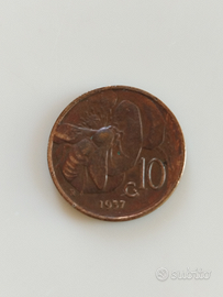 Rr 10 centesimi ape 1937